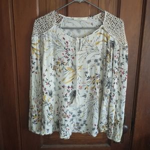 Floral 3/4 Top